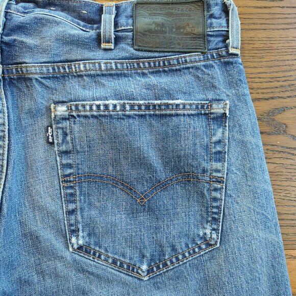 Levi’s Made & Crafted 501 Taper Jeans Men’s 38x34 Made in Japan Premium Denim - Picture 7 of 16
